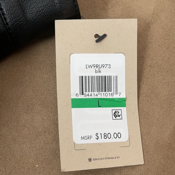 Levi’s faux leather collarless jacket - Picture 13 of 13